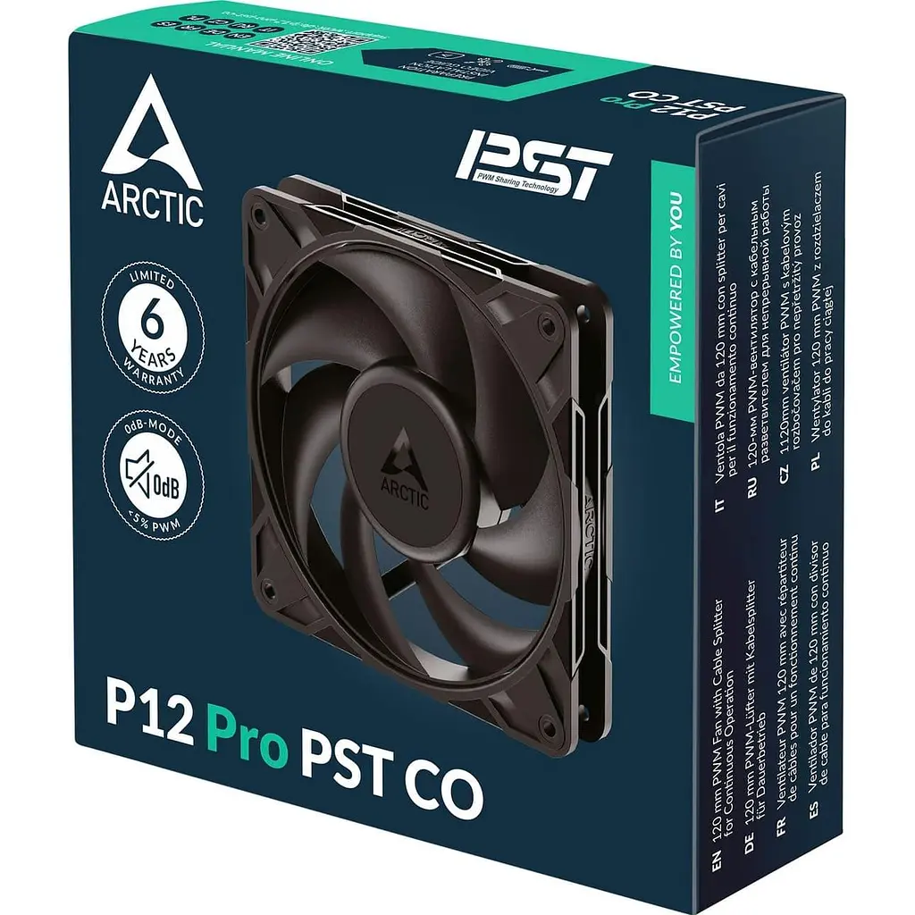 Вентилятор Arctic P12 Pro PST CO (ACFAN00312A) Black - фото 6