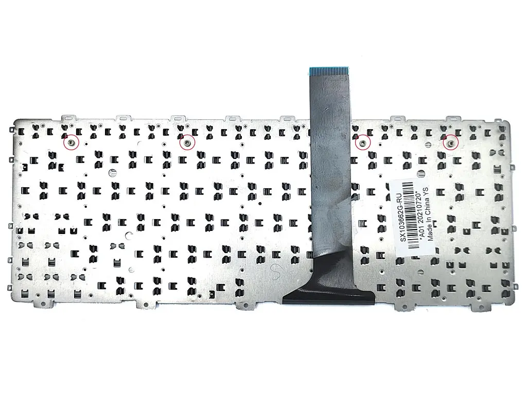 Клавіатура для ASUS EEE PC 1015P, 1015PX, 1015B, 1015BX, 1015PW, 1015PE, 1015PN, 1018P. 1018PB, X101, X101H, X101CH (UA Black без рамки). - фото 2
