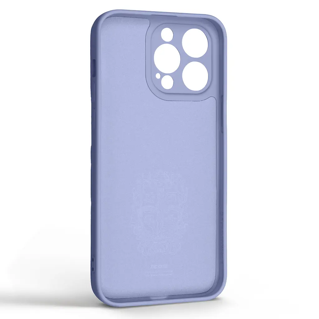 Силиконовый чехол для Apple iPhone 14 Pro Max, Icon Ring, фиолетовый, панель-накладка, с кольцом-подставкой на 360°, противоударный, возможность использования магнитных держателей, ArmorStandart (ARM68726) - фото 2