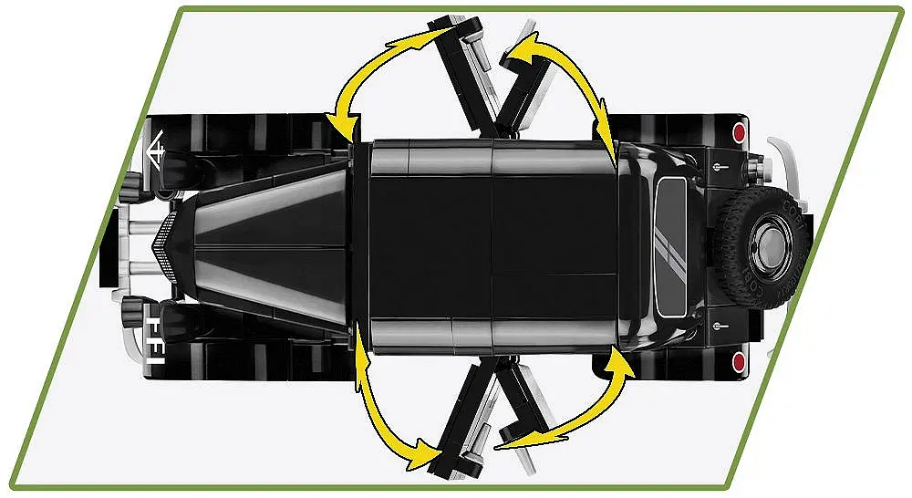 Конструктор COBI автомобіль Traction 11CV BL Executive edition WWII 1:35 2265 - фото 5