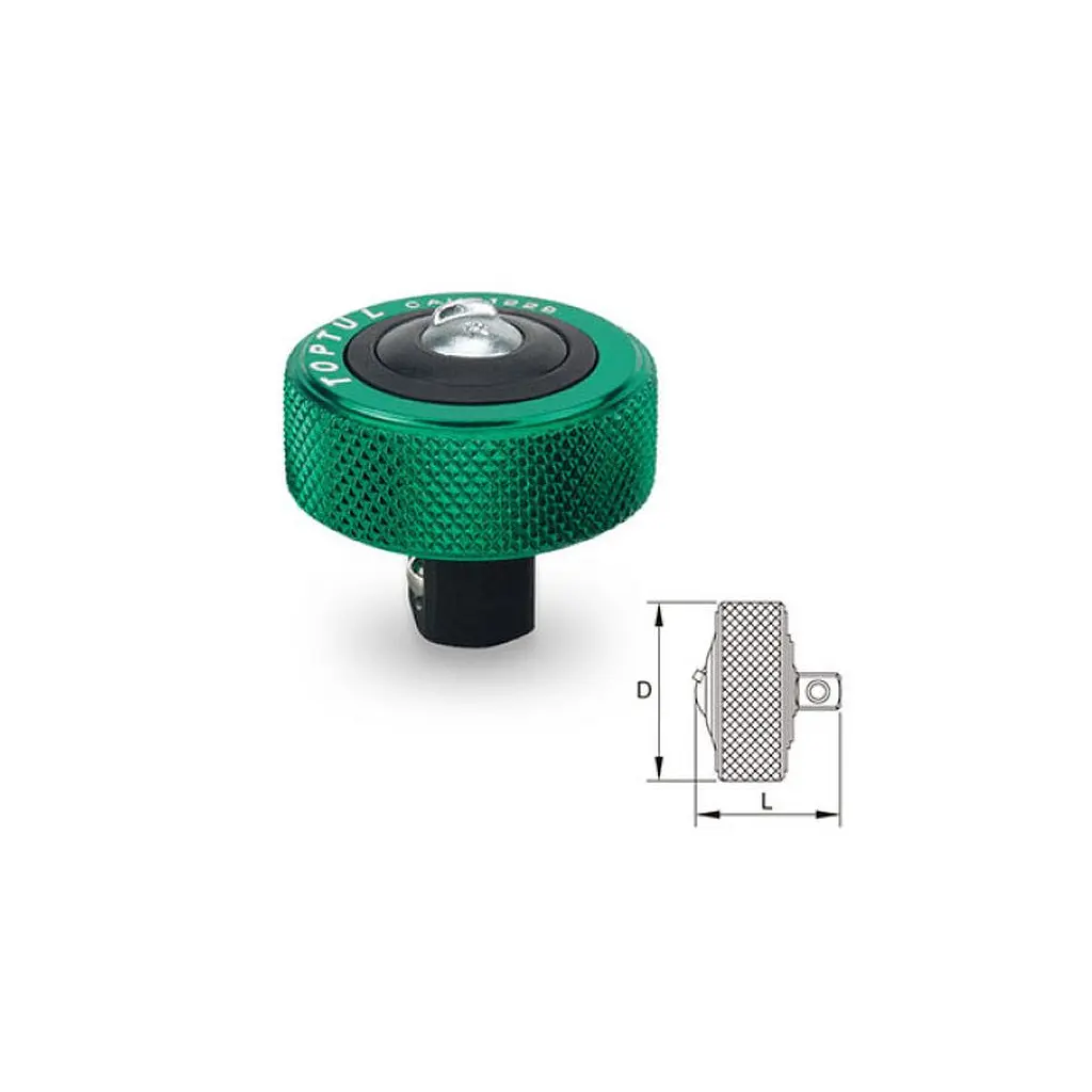 Тріскачка Toptul міні дискова 1/4" 52 зубці (CAUB0826) - фото 2