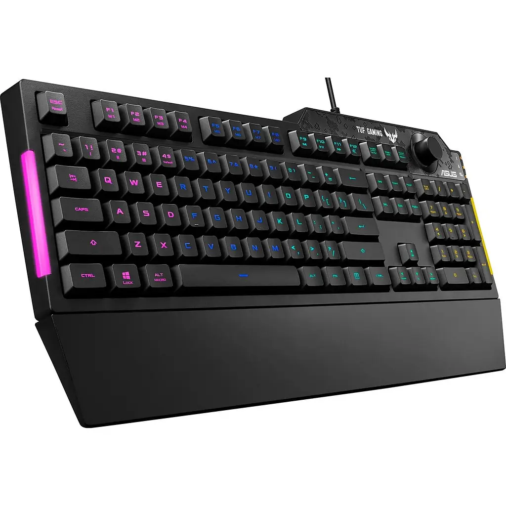 Клавіатура ASUS TUF Gaming K1 RBB USB Black (90MP01X0-BKMA00) - фото 2