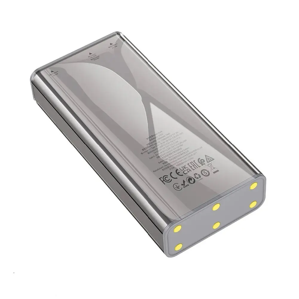 Зовнішній акумулятор HOCO J103A Discovery edition 22.5W fully compatible power bank(20000mAh) Gray (6931474788948) - фото 7