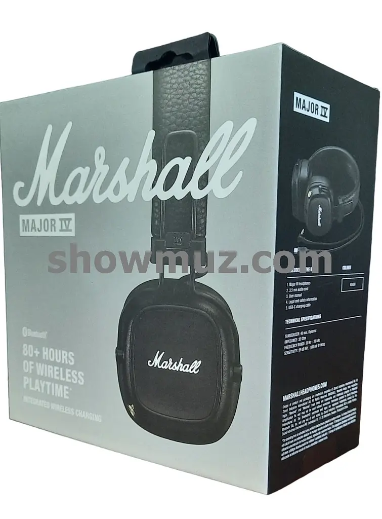 Навушники Marshall Major IV Bluetooth Black Original (1005773) - фото 5