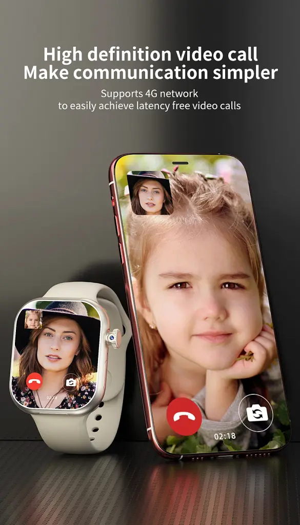 Розумний Смарт-годинник Wonlex MT107 3GB+32GB Original Наручний годинник-смартфон для соцмереж та месенджерів (19535) - фото 10