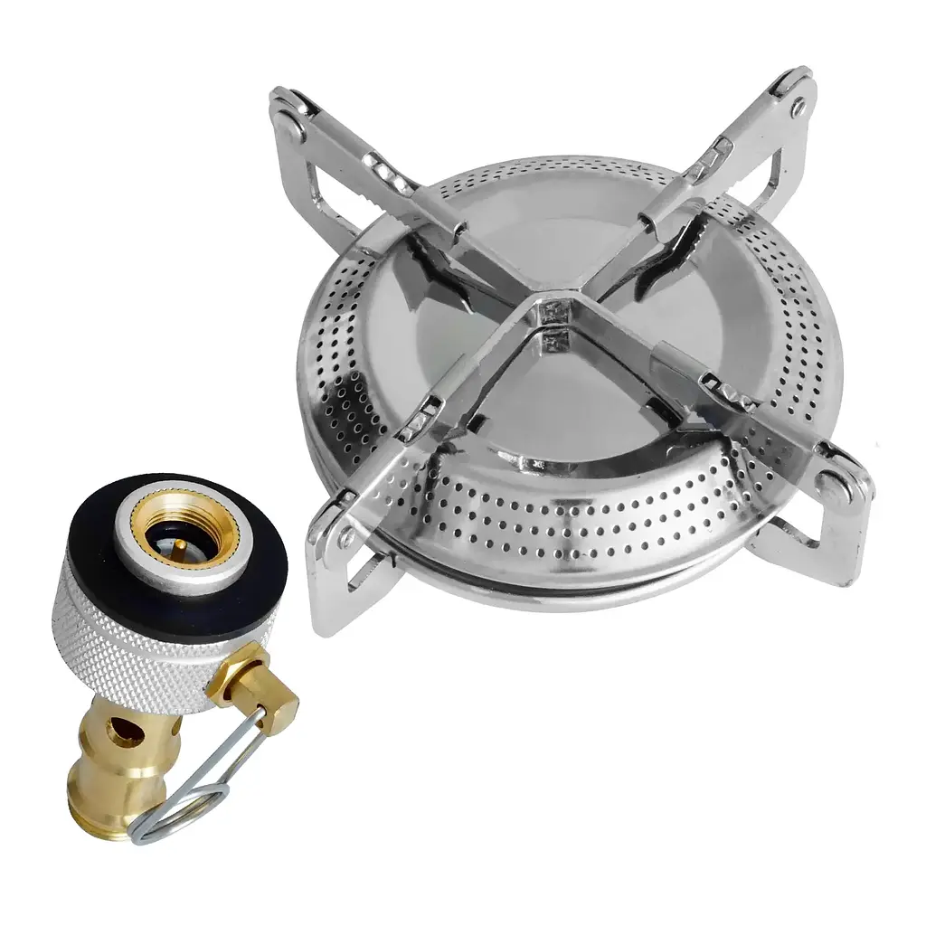 Газовий пальник Supretto портативний складний для кемпінгу та подорожей (7790) - фото 4