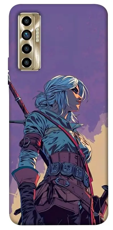 TPU чохол Demsky The witcher ciri для TECNO Camon 17P