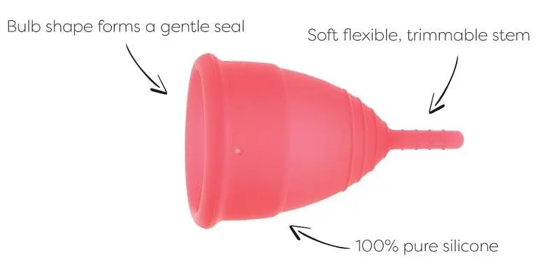 Менструальные чаши Mae B Intimate Health 2 Large Menstrual Cups - фото 3