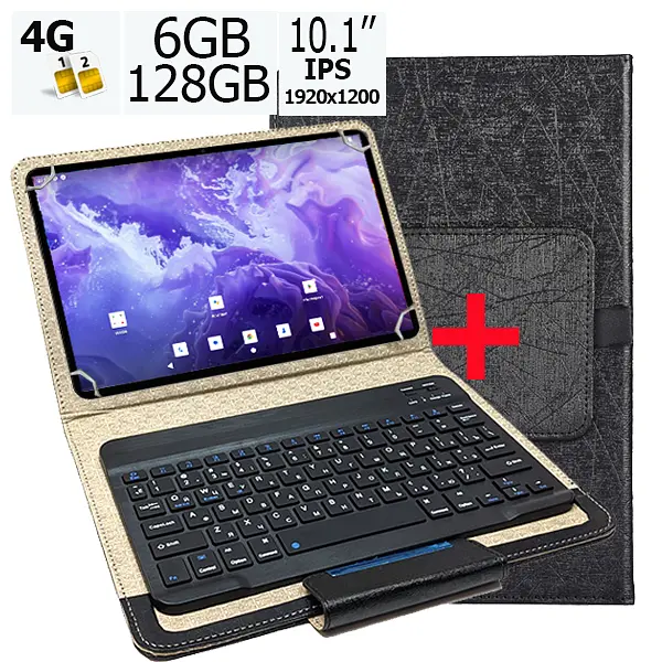 Планшет-телефон Adronix Neo Tab 10 LTE Dark blue 6GB/128GB DUAL SIM 10.1" IPS FULL HD 1920x1200 + Чохол із Bluetooth клавіатурою - фото 2