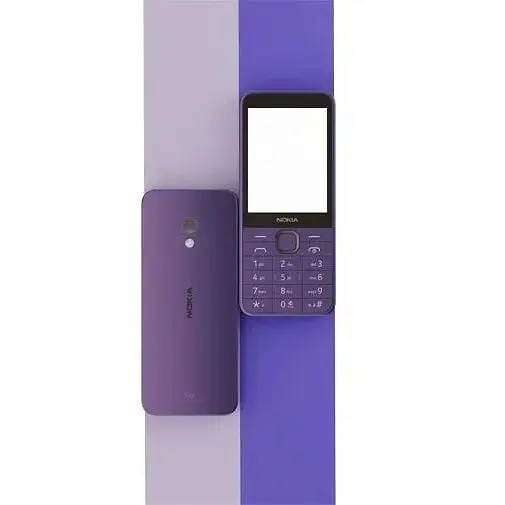 Телефон кнопочный Nokia 235 4G 2024 Dl Sim TA-1614 фиолетовый - фото 3