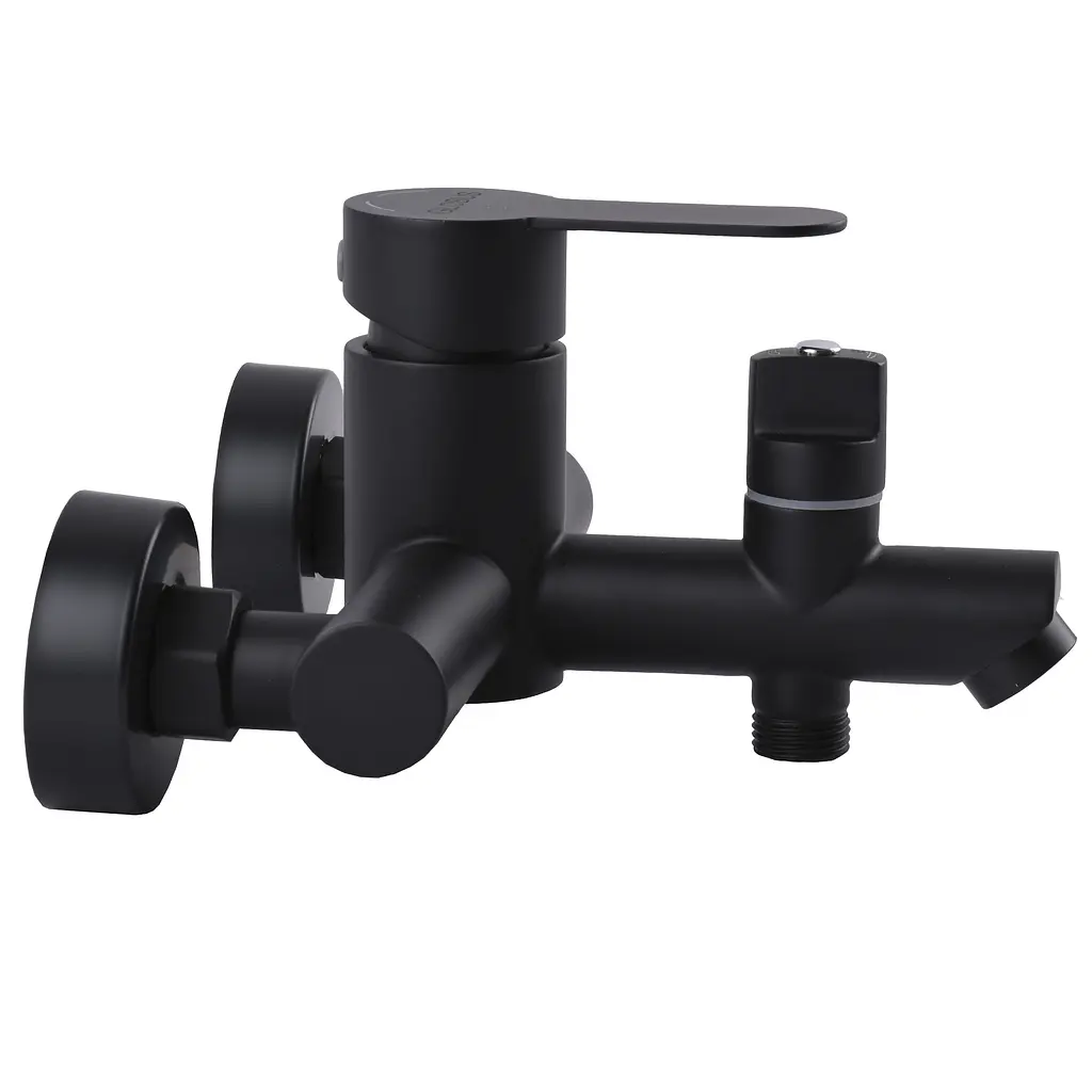 Змішувач для ванни Globus Lux Alpen SBT4-102NE-BB 000024595 Чорний матовий - фото 3