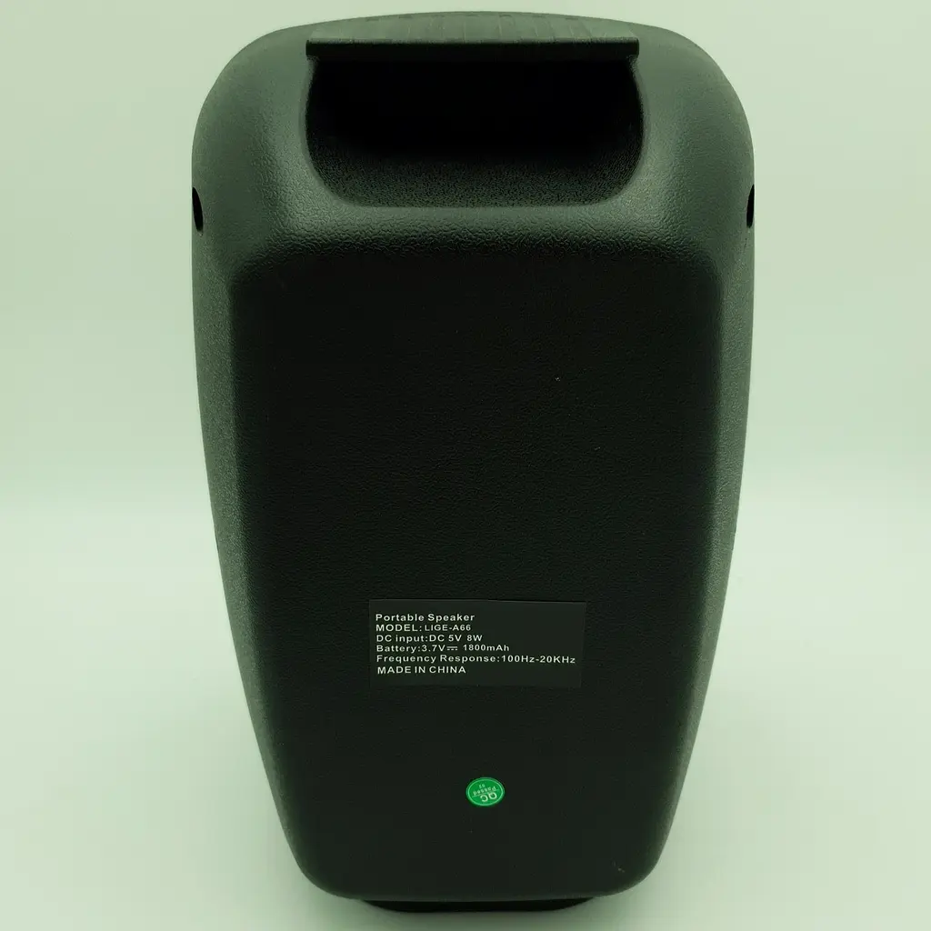 Акустична система акумуляторна бездротова Bluetooth колонка 6.5" радіо та мікрофон USB FM 15 Вт Lige A66 - фото 7