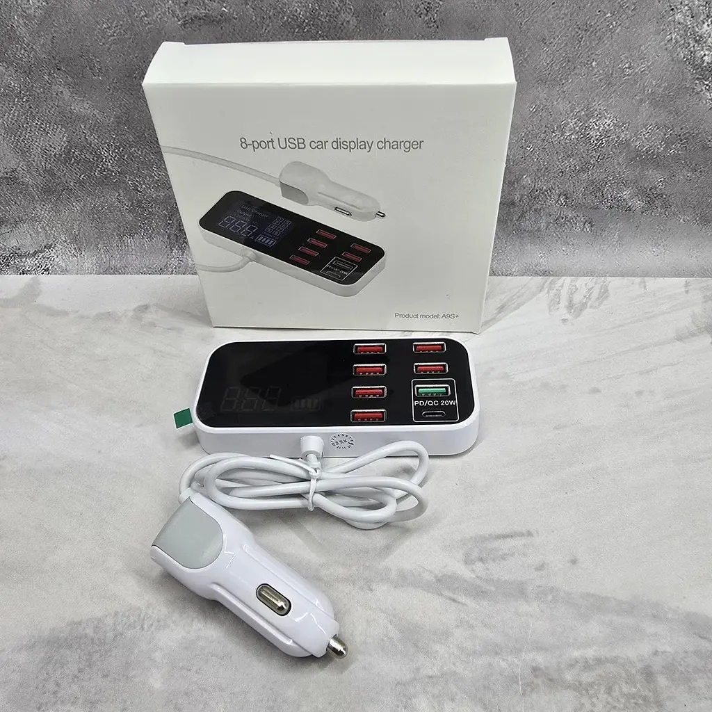 Автомобільний зарядний пристрій Addap 12-24V 40W LED QC3.0 PD3.0 (WLX-A9S+) - фото 8