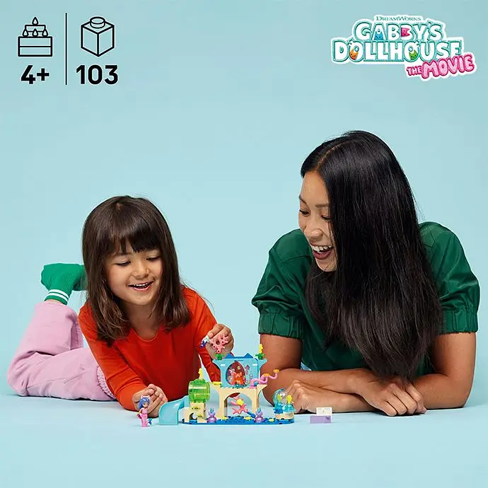 Конструктор LEGO Gabby's Dollhouse Аквариумные приключения русалочки Габби 103 детали (11204) - фото 6