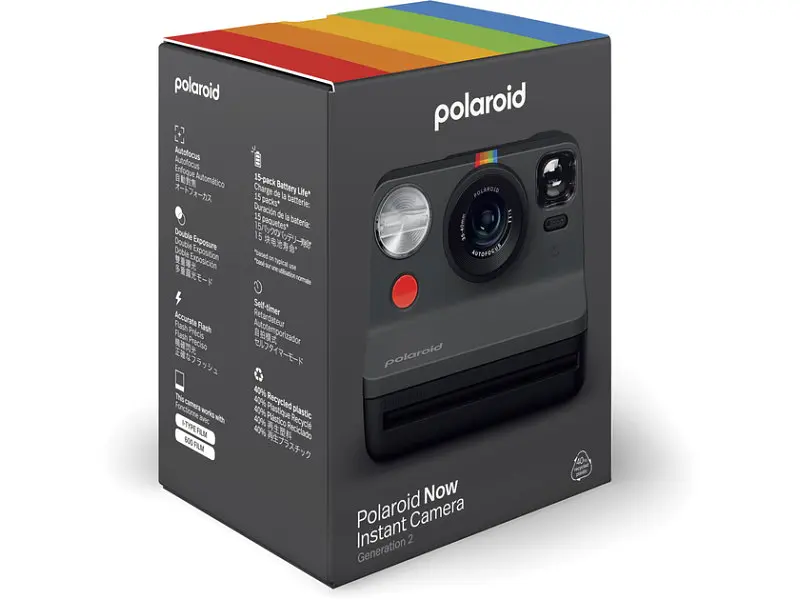 Фотокамера миттєвого друку Polaroid Now Gen 2 Black (009095) - фото 7