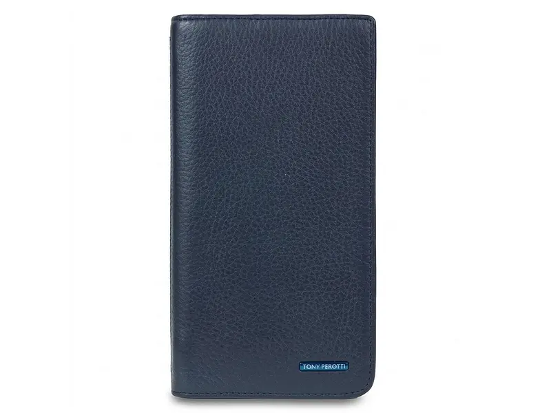 Вертикальне портмоне Newcontatto 3598 navy Темно-синє 10х19 см TONY PEROTTI acs0032424