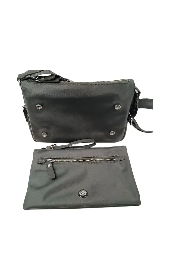 Плечевая Сумка Samsonite KARISSA EVO GUNMETAL GREEN 24x17x8 KP2*24002 - фото 3