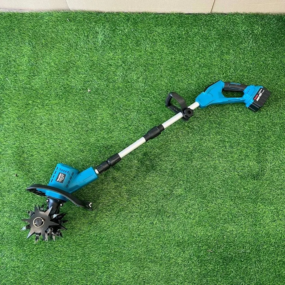 Акумуляторний культиватор Makita 48V, 9Ah (з дисплеєм заряду) 4 фрези - фото 10