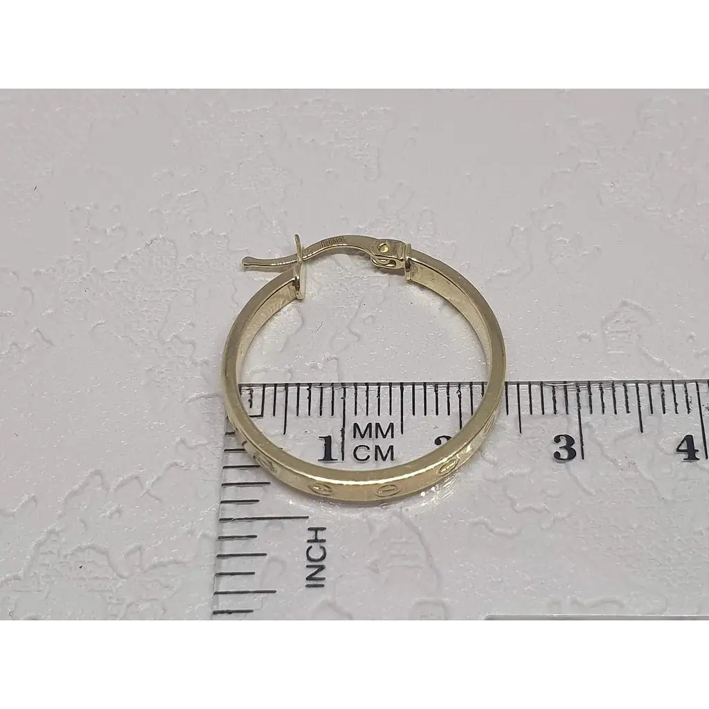 Золоті сережки-кільця Favoritum. 2562_1 - фото 4