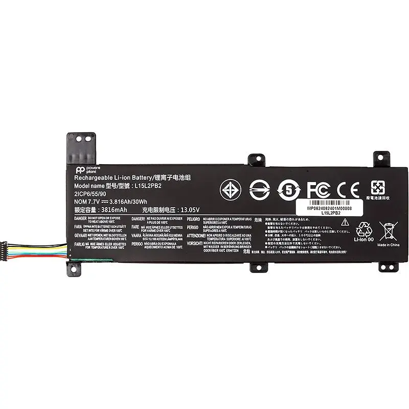 Акумулятор PowerPlant для ноутбуків LENOVO IdeaPad 310-14ISK (L15L2PB2) 7.7V 3816mAh (NB482603) - фото 2