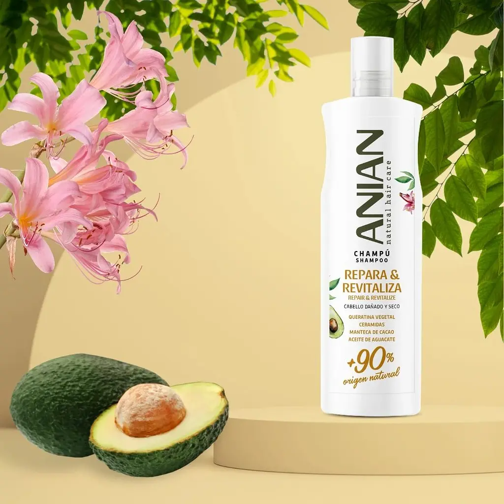 Шампунь Anian Repairing & Revitalising для поврежденных волос 400 мл - фото 3