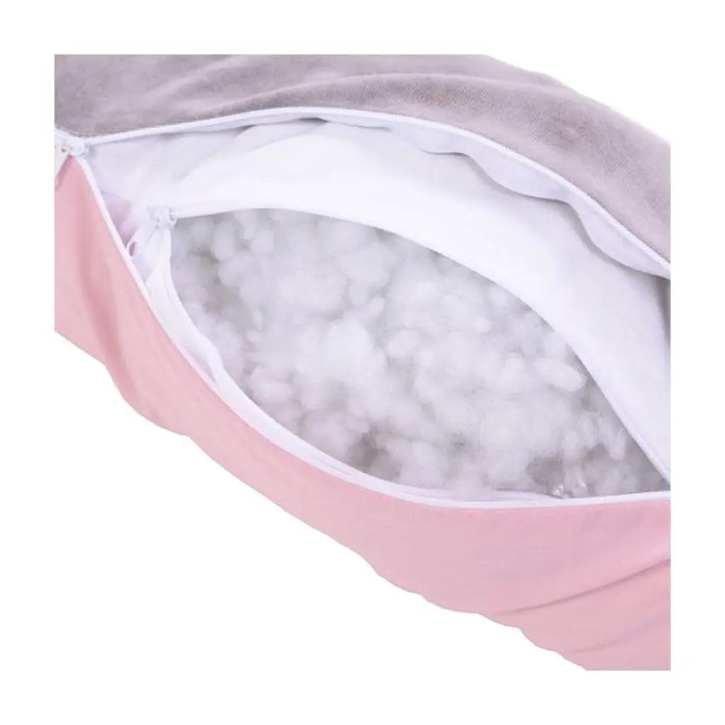 Подушка Верес для годування "Comfort Long Velour taupe-rose" 170*52 (302.01.4) - фото 7