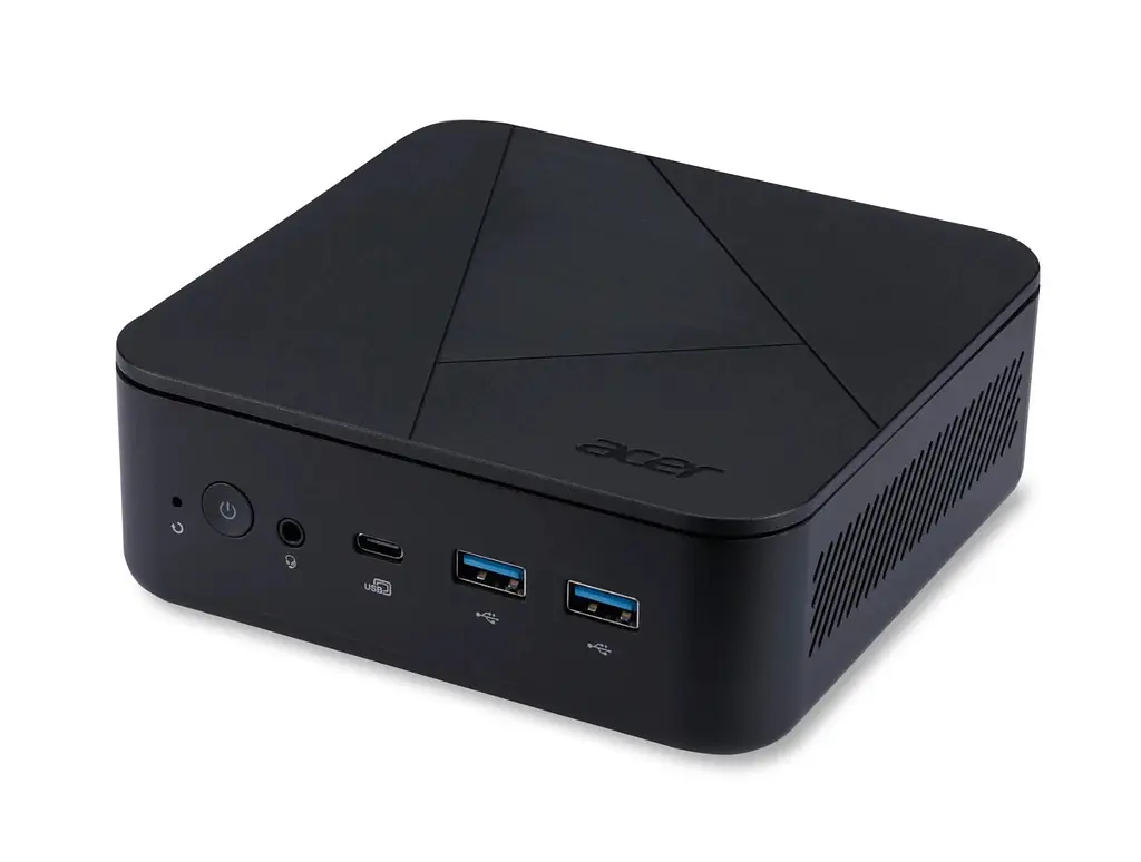 Acer Комп'ютер персональний неттоп Acer Veriton N1502G-13U3U MFF, Intel i3-1315U, 2*SO-DIMM, M.2SSD, UMA, WiFi, без ОС - фото 2