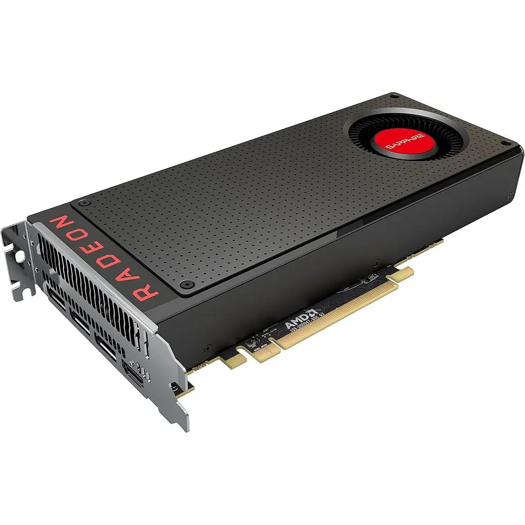 Видеокарта Sapphire Radeon RX 480 8Gb GDDR5 HDMI/TRIPLE DP (UEFI) (21260-00) Б/У - фото 2
