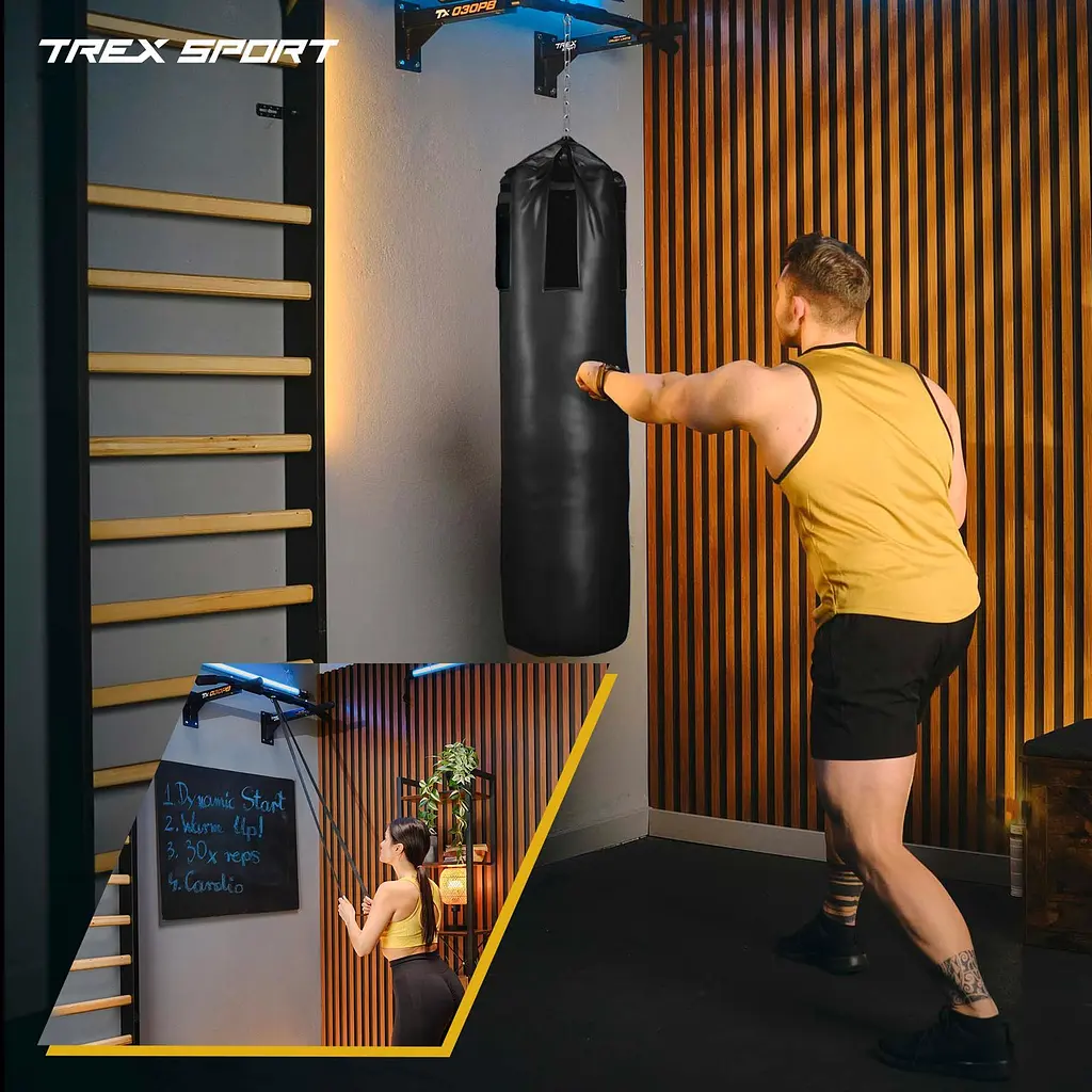 Турнік настінний Trex Sport TX-030PB чорний - фото 6