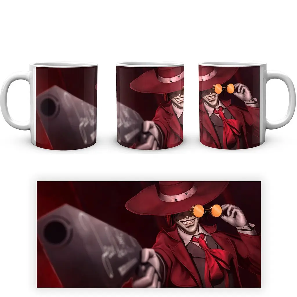 Кухоль GeekLand Hellsing Хелсінг Рип ван Винкль HLS 02.16 330 мл білий - фото 4