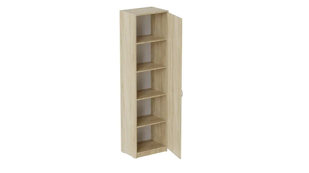 Пенал Анжело Ferrum-decor на 5 полиць із дверима 1900x500x380 ДСП Дуб Сонома 16 мм (FRD-104945) - фото 2