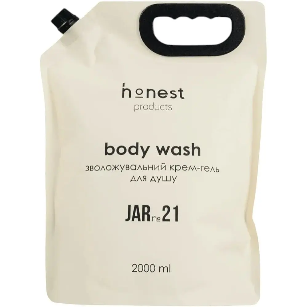 Зволожуючий крем-гель для душу JAR №21 vanilla від honest products, 2л