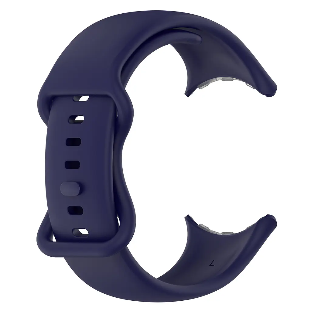 Силіконовий ремінець на смарт годинник Google Pixel Watch 3 45mm/4 45mm, Silicone, midnight blue, зі зручною застібкою, на фітнес браслет, ArmorStandart (ARM84022) - фото 3