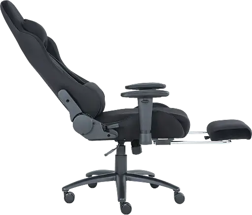 Геймерське крісло GT Racer чорне (X-2534-F Fabric Black) - фото 6