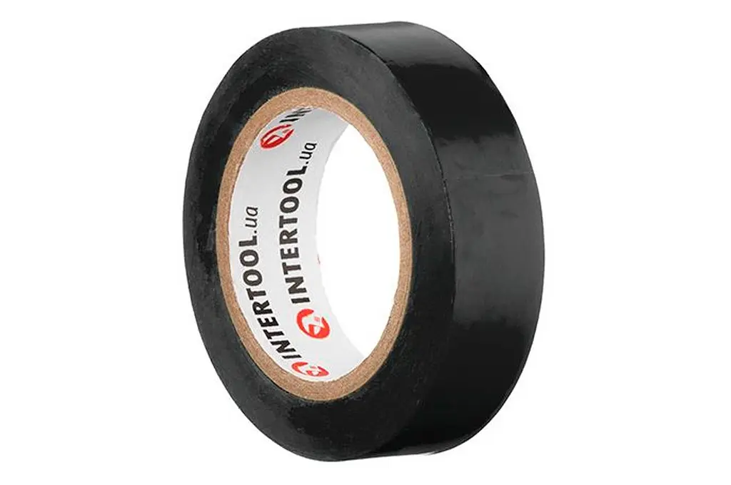 Стрічка електроізоляційна Intertool ізолента 10 м чорна в упаковці 10 шт. - фото 3