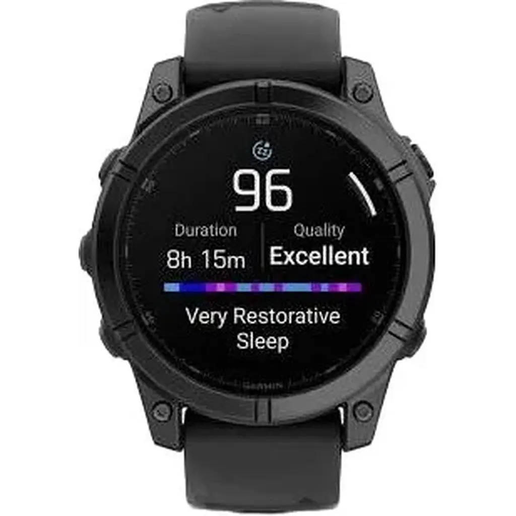 Смарт-часы Garmin Fenix E 47mm AMOLED Slate Gray Steel with Black Silicone Band 010-03025-03/01/13 - фото 4