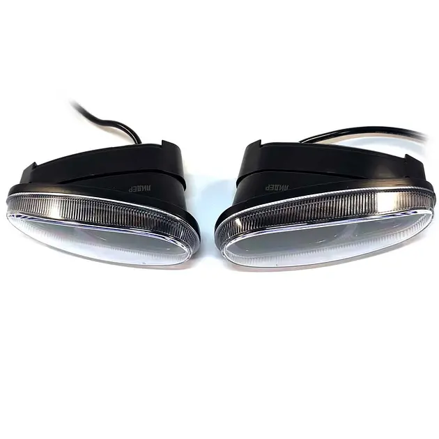 Протитуманні фари LED Daewoo Lanos 45W RL Лінзовані Алюмінієвий корпус IP67 - фото 4