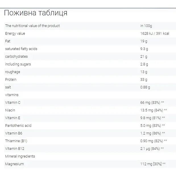 Батончик Go On Nutrition Protein Bar 33% Vanilla-Rapsberry 25 шт. x 50 г  - фото 3