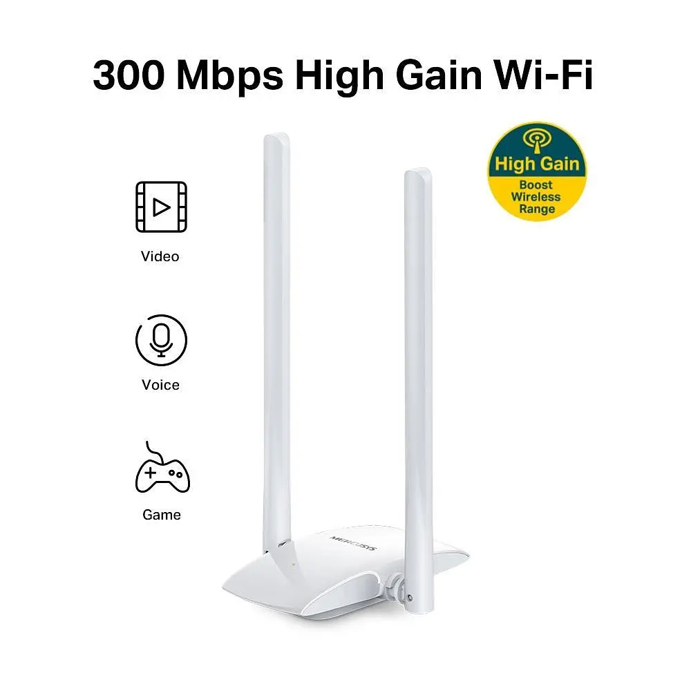 Бездротовий USB-адаптер 300 М біт/с, MW300UH - фото 3