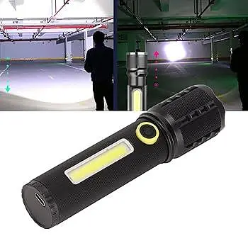 Ручний ліхтар із боковим підсвічуванням BL C63 COB+USB Charge ∙ Ліхтарик ручний BL-C63 COB із USB-зарядкою - фото 5