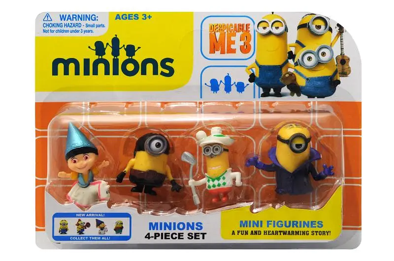 Набір ігрових фігурок Міньйони персонажі мультфільму Нікчемний я 3 151005 р.20,5х27,5х5см