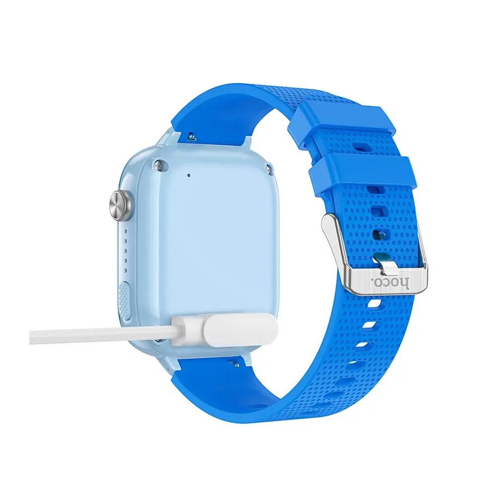 Дитячий смарт годинник Hoco Y101 Сhildren Smart Watch 4G GPS 680mAh/Android 8.1 IP65 Blue - фото 2