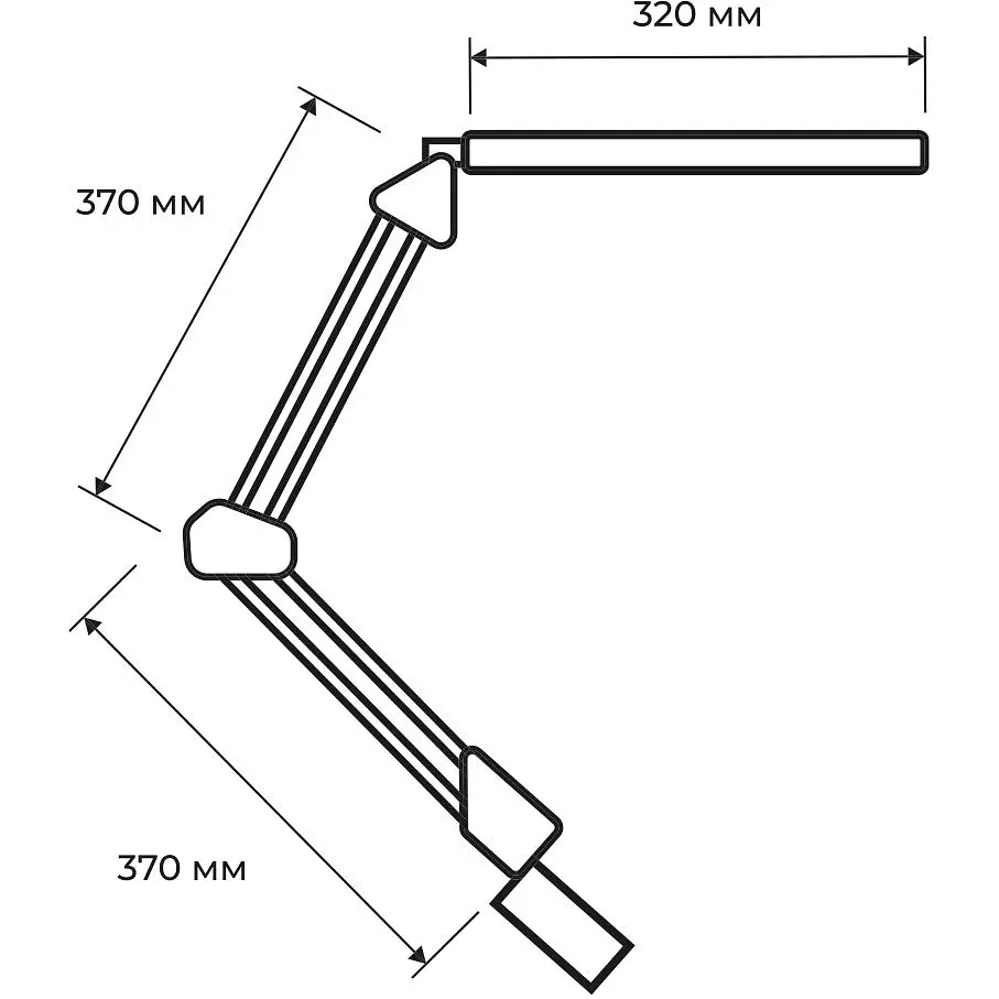 Світильник настільний Eurolamp LED на струбцині 10W 2800-6500K білий (LED-TLS-10W(white) - фото 3
