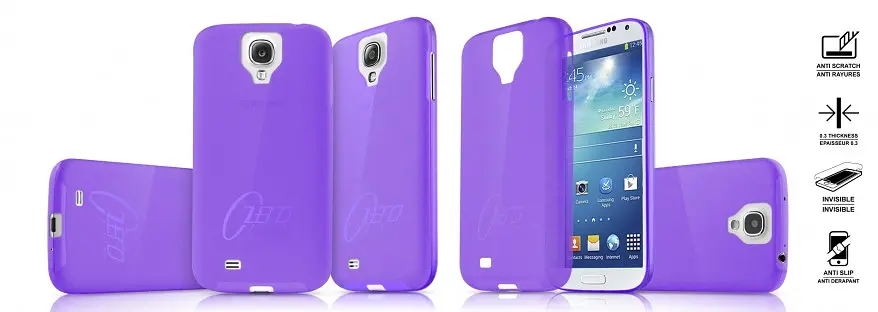 Чехол-накладка Itskins ZERO.3 для Samsung Galaxy S4 mini Purple SG4M-ZERO3-PRPL - фото 2