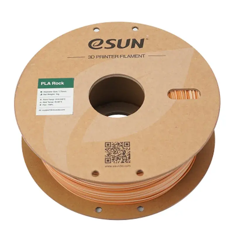 Пластик для 3D-принтера eSUN PLA Rock 1,75mm 1kg SANDSTONE (PLA-ROCK175O-SA1P1) - фото 3
