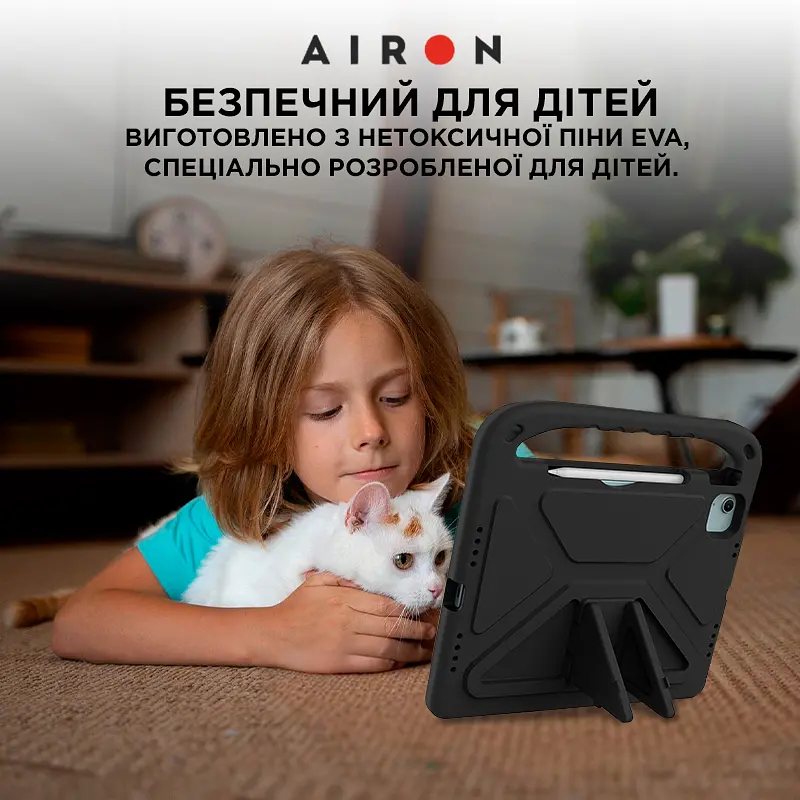 Защитный EVA чехол AIRON Premium для iPad Pro 13 / Air 13 2024 черный - фото 7