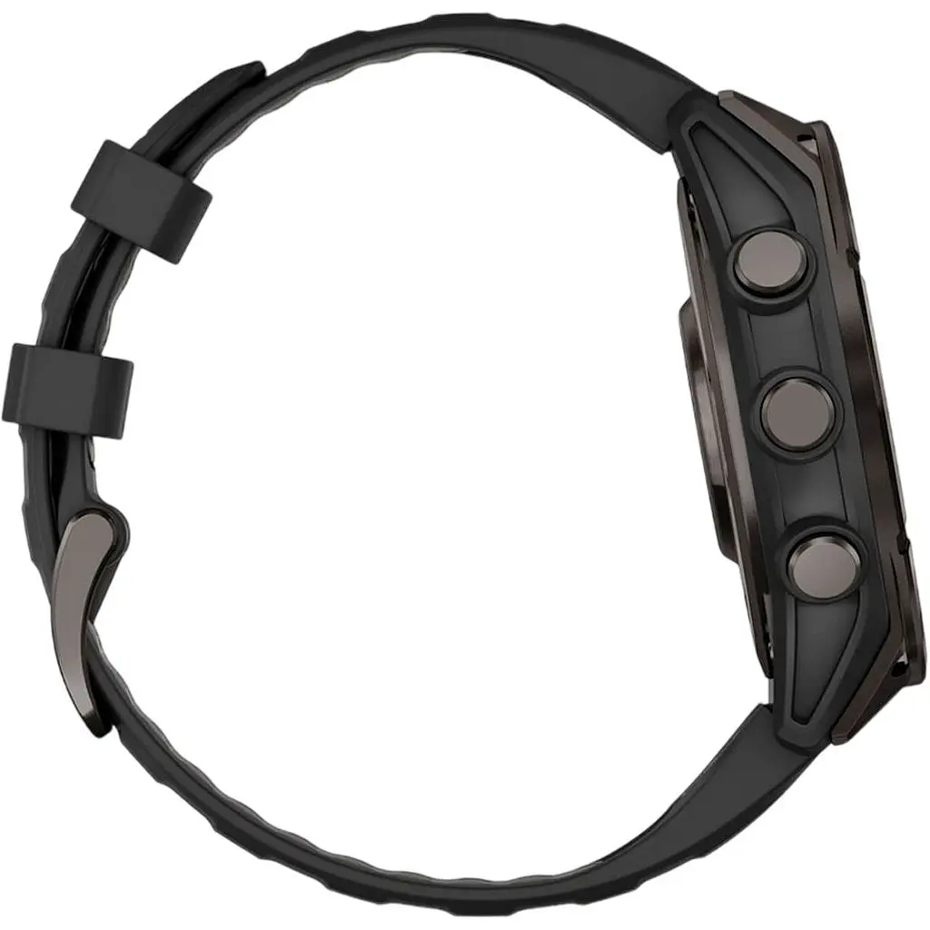 Смарт-годинник Garmin Fenix 8 AMOLED Sapphire 47mm Carbon Gray DLC Titanium with Black/Pebble Gray Silicone Band (010-02904-20) [115046] - фото 5