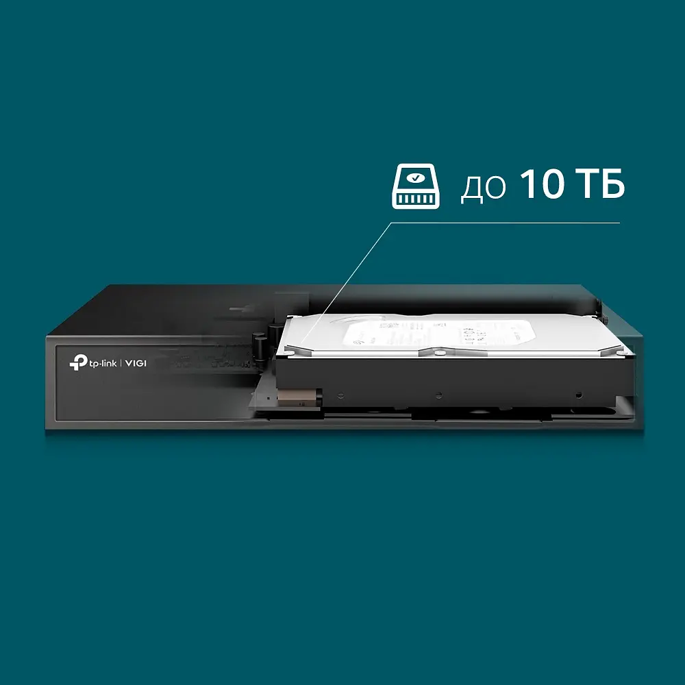 IP-Відеорегістратор TP-Link VIGI NVR1008H 8 каналів, 2xUSB, H265+, 1xHDD, до 10 ТБ - фото 4