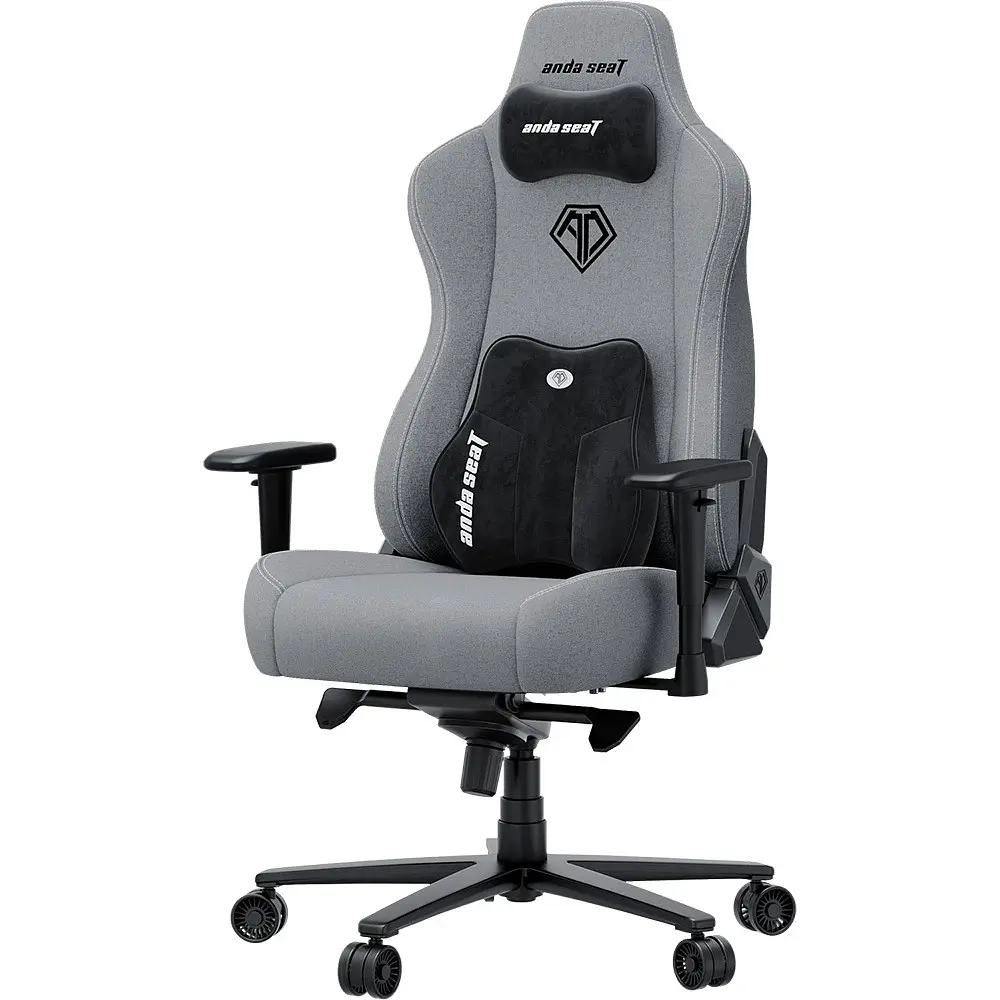 Крісло для геймерів Anda Seat Novis Plus Size XL Fabric Grey (AD23YC-XL-01-G-F-G04) - фото 3