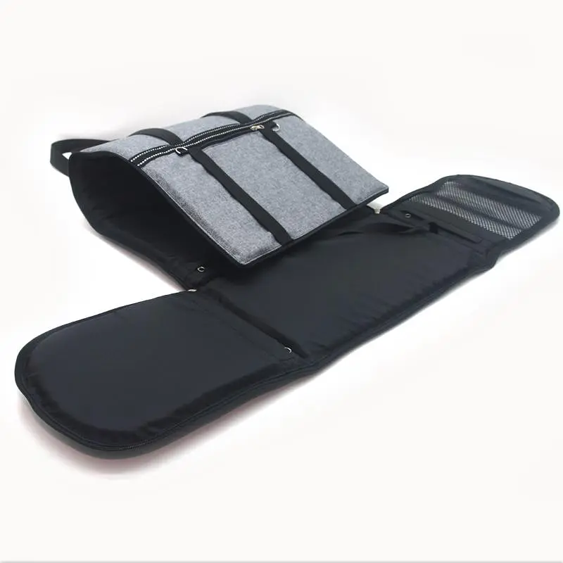 Сумка тунель матрац для собак та котів Zoo-hunt Меланж сіра №0 210х340х280 мм - фото 3